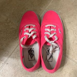 Neon Pink Vans